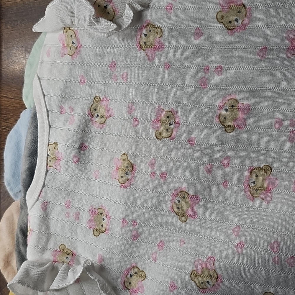 E Cute baby soft sz 6-9M Light Pink Bow Teddy Bears - Picture 7 of 8